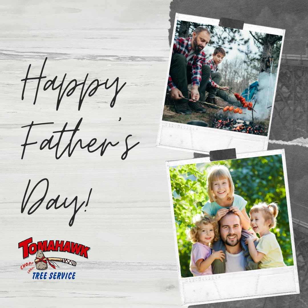 TomahawkTree's tweet image. Happy Father’s Day to all the Dad's out there from all of us at Tomahawk Tree Service!
#HappyFathersDay #Fathersday #fathersday2021 #dad #father #fathersdayweekend #treeservice #tomahawktreeservice #atlanta #treecare #roswellga #marietta #treeserviceatlanta #EmergencyTreeRemoval