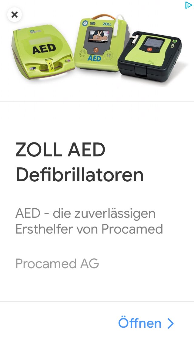 wenn procamed.ch mir aufs EM-App dies einblendet, Eigengoal, sehr deplatziert für mich #reputationsmangement