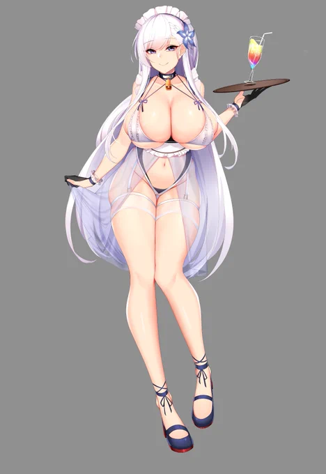 ベルファスト水着
#アズールレーン 