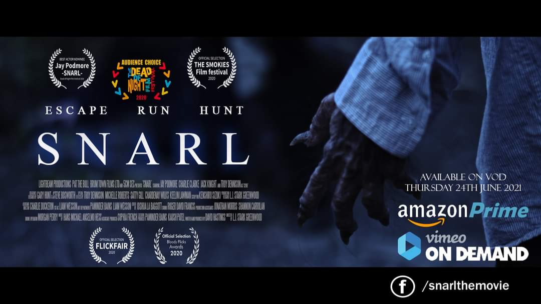 The Beast has awoken! Our Award-Winning short SNARL comes to <a href="/Vimeo/">Vimeo</a> <a href="/primevideouk/">Prime Video UK & IE</a> this Thurs on the full moon no less! 🌑 #Werewolf #werewolfonline #horror #HorrorMovies #winning  #win #short #monster #film #films #movie #movies #gothic #gothichorror #uk #indiefilm