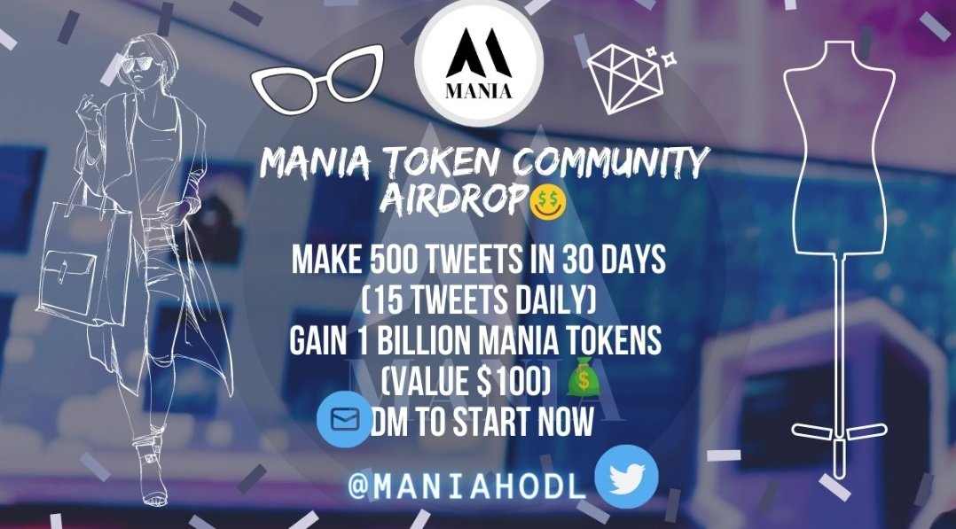 tynee_TON's tweet photo. $MANIA #Airdrop #cryptotrading #HODL #bsc #FashionToken #fashion
@maniahodl
#investment opportunity here. Early entry via #airdropalert π₯π₯π₯π₯
#FASHEX https://t.co/QYuPJgXNQn