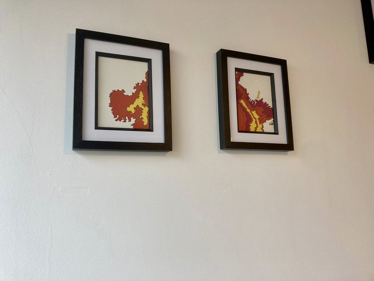 SandProjectLtd's tweet photo. Is it an art gallery we hear you ask? No, it’s the cafe! We’re delighted to be displaying trainee Adam’s art work. 🎉 It’s available to order, so please get in touch if you see something you want or pop into the cafe to admire the art! 👀🖼 #send #sendcafe #worthing #newartwork https://t.co/SA20oeNo41