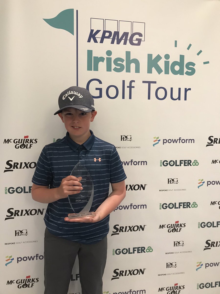 IrishKidsGolf's tweet photo. Boys 11- Niall Conneely Ulster Trophy   Runner Up - 75 Gross  @BallinasloeGolf https://t.co/DD9mcVLcHl