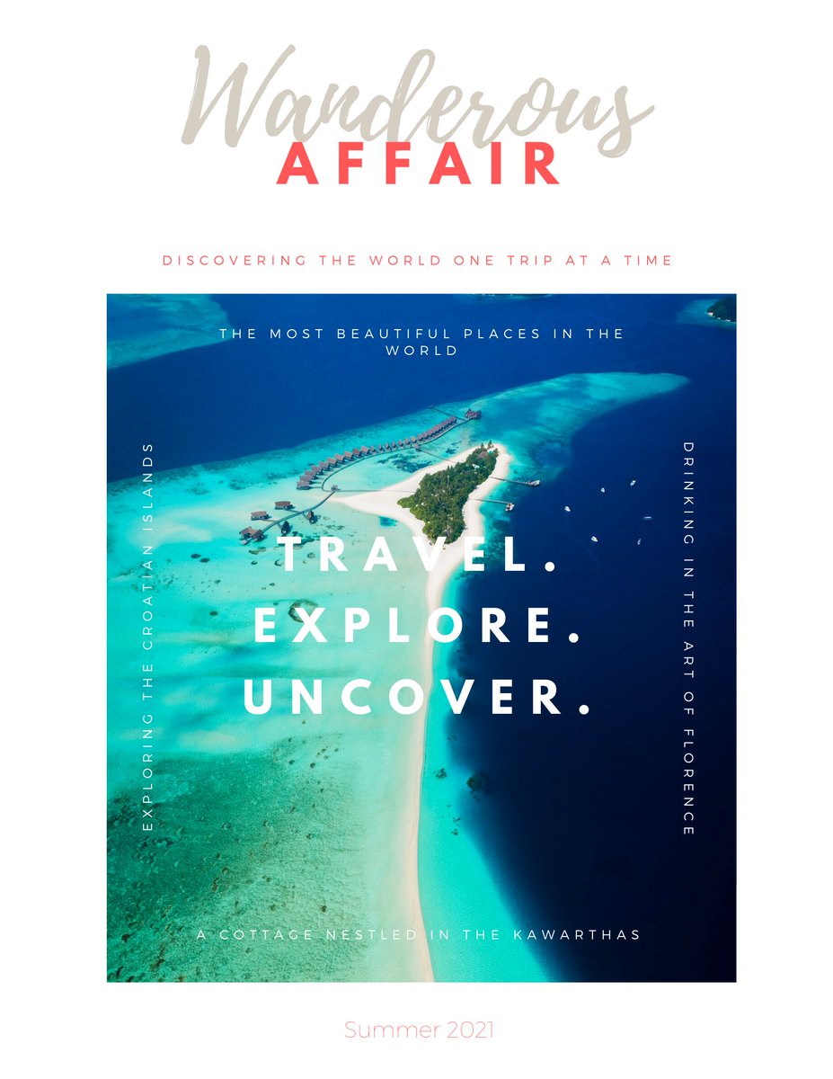 wanderousaffair's tweet photo. It's finally here! The Summer 2021 issue of Wanderous Affair Magazine! 🌎 - https://t.co/AUYsNPtVQN https://t.co/hYBgdxxCc0