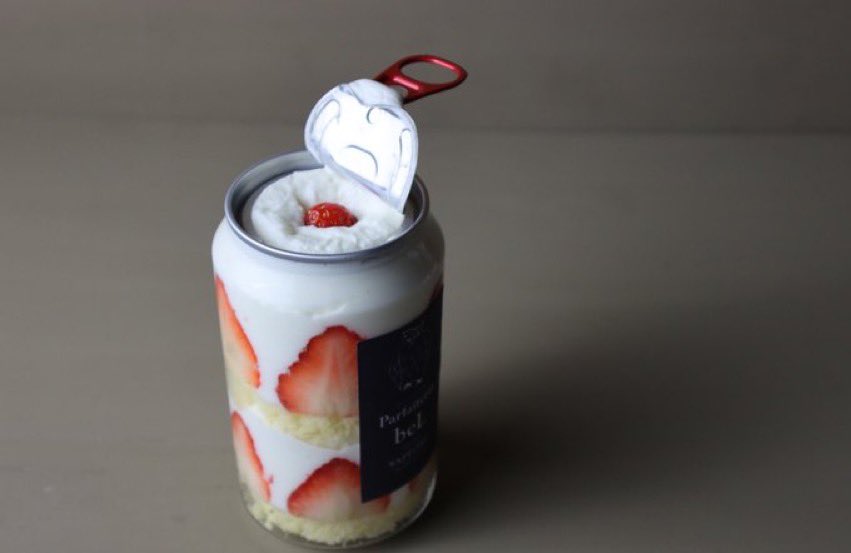 You can now get canned strawberry shortcake at <a href="/risotteria/">橋本 学 /Gaku</a> cafe in Shibuya