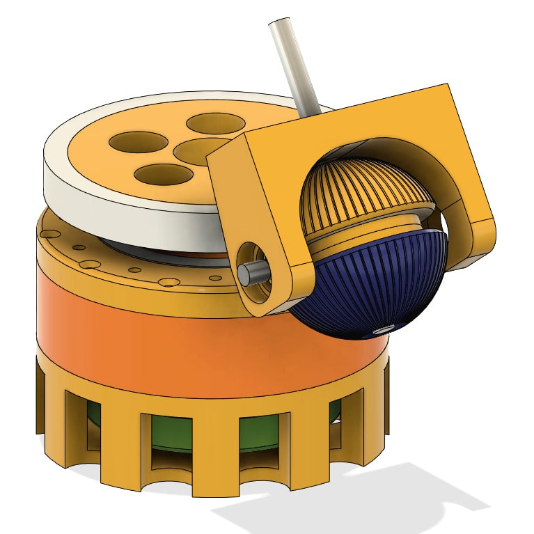 XRobotsUK's tweet photo. If you liked my Cycloidal Drive, and Ball-shaped Omni-wheel videos then this week's YouTube video is for you! Video drops at 7am UK time Tuesday.
#cycloidal #cycloidaldrive #balls #wheels #clutch #cvt #transmission #reducer #reduction #3dprinted #3Dprinting #design https://t.co/JqJRNdeG5A