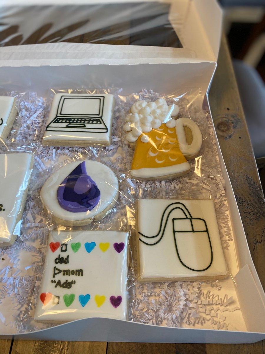 JonoCodes's tweet image. My wife was very kind on this Father’s Day, she asked a friend of mine how to do some elixir themed cookies relevant to our little family!!! (My daughters name is Ada) #myelixirstatus