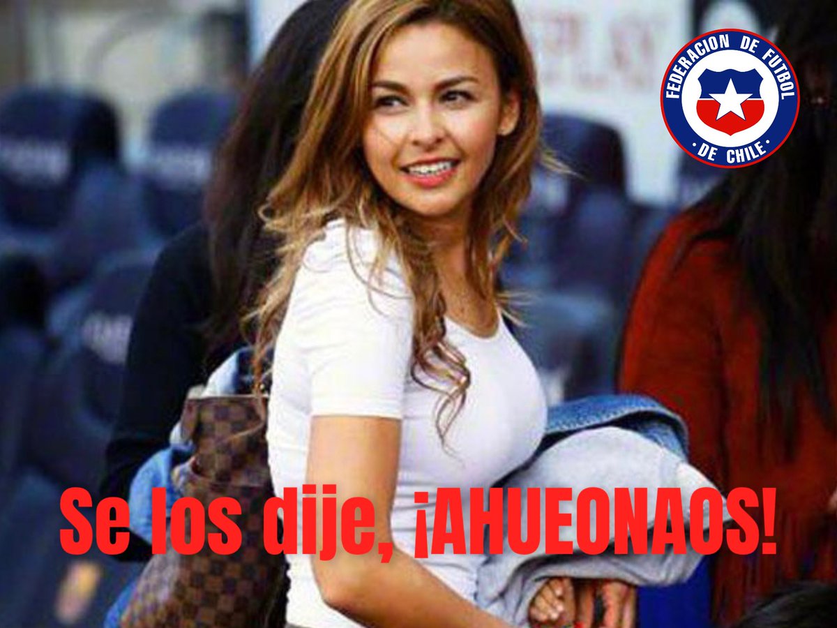 puebloazul_cl's tweet photo. Se los dije, ¡AHUEONAOS!

#seleccionchilena https://t.co/5A2BFQKKxh