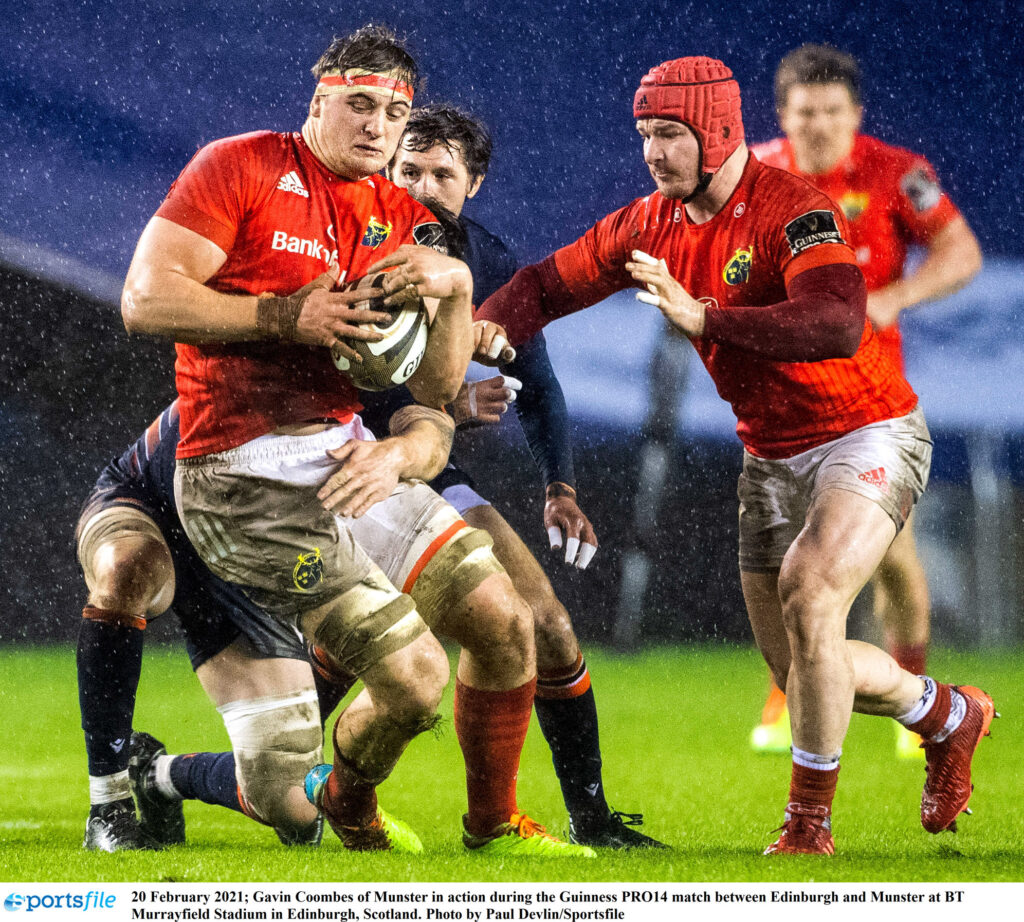 Gavin Coombes named Munster Rugby Player of the Year