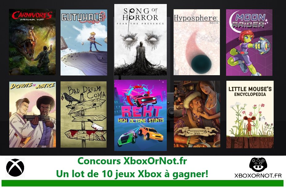 XboxOrNot's tweet image. #Concours #Giveaway #Xbox 

🎂Le dernier concours pour l'anniversaire #XboxOrNot9ans 

🎁A gagner : 1 lot de 10 jeux #Xbox !

Pour participer:
🔁RT ce tweet
✅Follow @XboxOrNot

🍀TAS le 25 juin

💚Bonne chance à tous et n'hésitez pas à partager avec toute la communauté @XboxFR