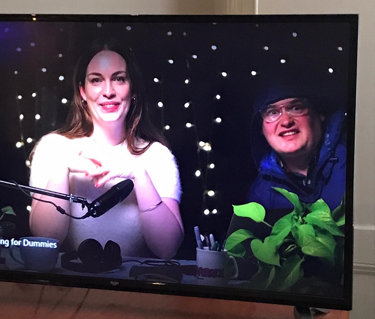 JackRobertson27's tweet photo. And perhaps the part I was born to play... Creepy Brian! Watch Podcasting For Dummies @BBCiPlayer @bbcthree #LaughLessons By @beth_rylance check it out asap #sketch https://t.co/15DLMDvBTY