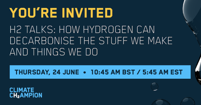 CLIMATECH2AMP's tweet photo. YOU’RE INVITED!

Join #hydrogen innovators @andiwagner, Chris Manson-Whitton, and Dr Pasi Vanikka as they discuss decarbonisation with the amazing @BethEvans625 of @spglobalplatts. Click the link to RSVP. You don’t want to miss it!
