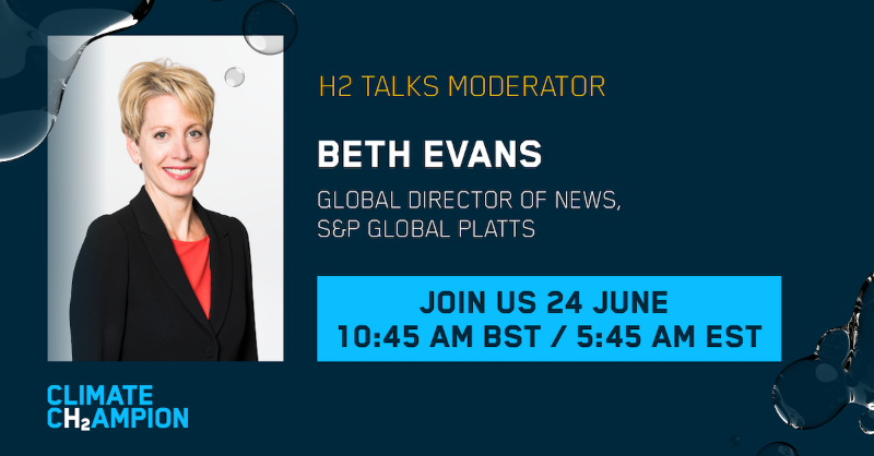 CLIMATECH2AMP's tweet photo. YOU’RE INVITED!

Join #hydrogen innovators @andiwagner, Chris Manson-Whitton, and Dr Pasi Vanikka as they discuss decarbonisation with the amazing @BethEvans625 of @spglobalplatts. Click the link to RSVP. You don’t want to miss it!