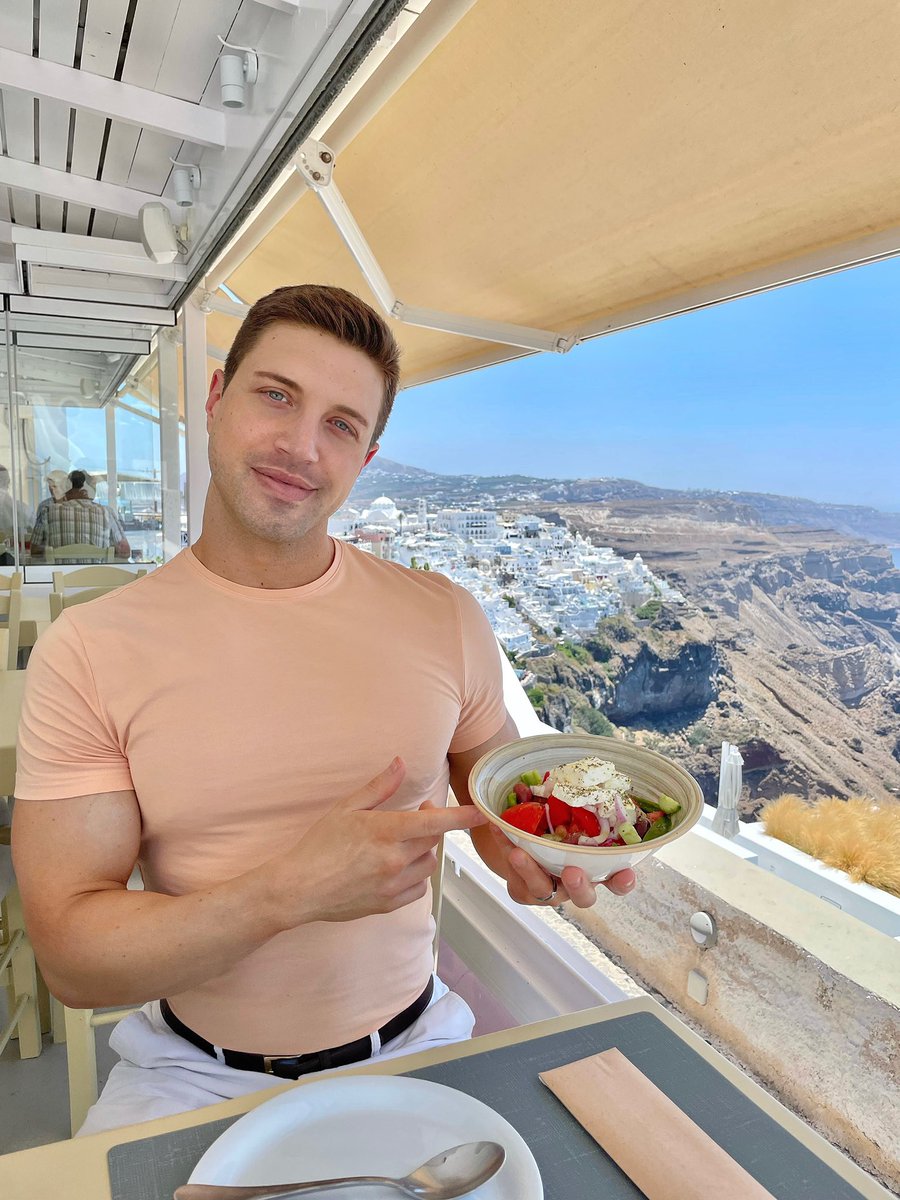 tommydidario's tweet image. Squeezed in a bit of sightseeing in #Santorini before filming for the broadcast tour begins tomorrow. Coming to a city near you soon. 🇬🇷📺