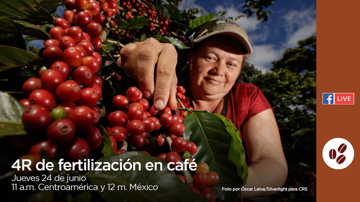 ¡Únete al #FacebookLive📲! Andrés Búcaro, especialista en suelos, hablará de las #4R (tipo, dosis, momento y forma de aplicación) para fertilización en café.

📆 Jueves 24 de junio
🕚 11 a.m. Centroamérica/12 m. México
📌 fb.me/e/MIbMsivY

¡Acompáñanos!

#TodosSomosASA🌱💧