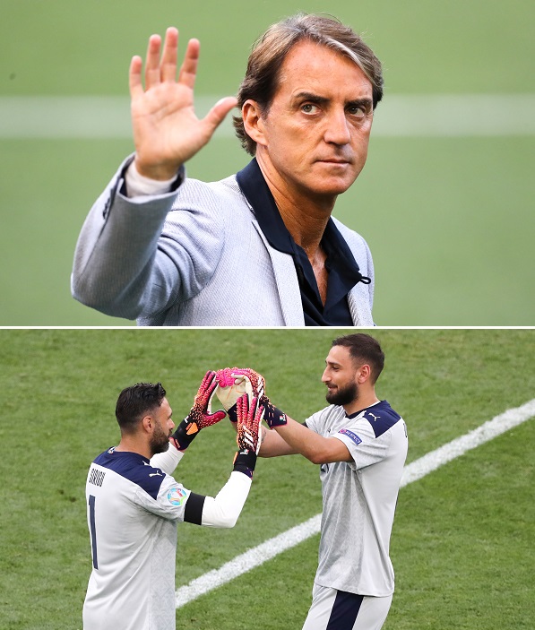 En 1990, Roberto Mancini avait disputé 0 minute lors de la Coupe du Monde. L'un des plus grands regrets de sa carrière.

Pour cet Euro, il a fait jouer 24 joueurs en 3 matchs et il a même fait rentrer son 2ème gardien Sirigu pour qu'il puisse participer à la fête.

La classe 👏🇮🇹