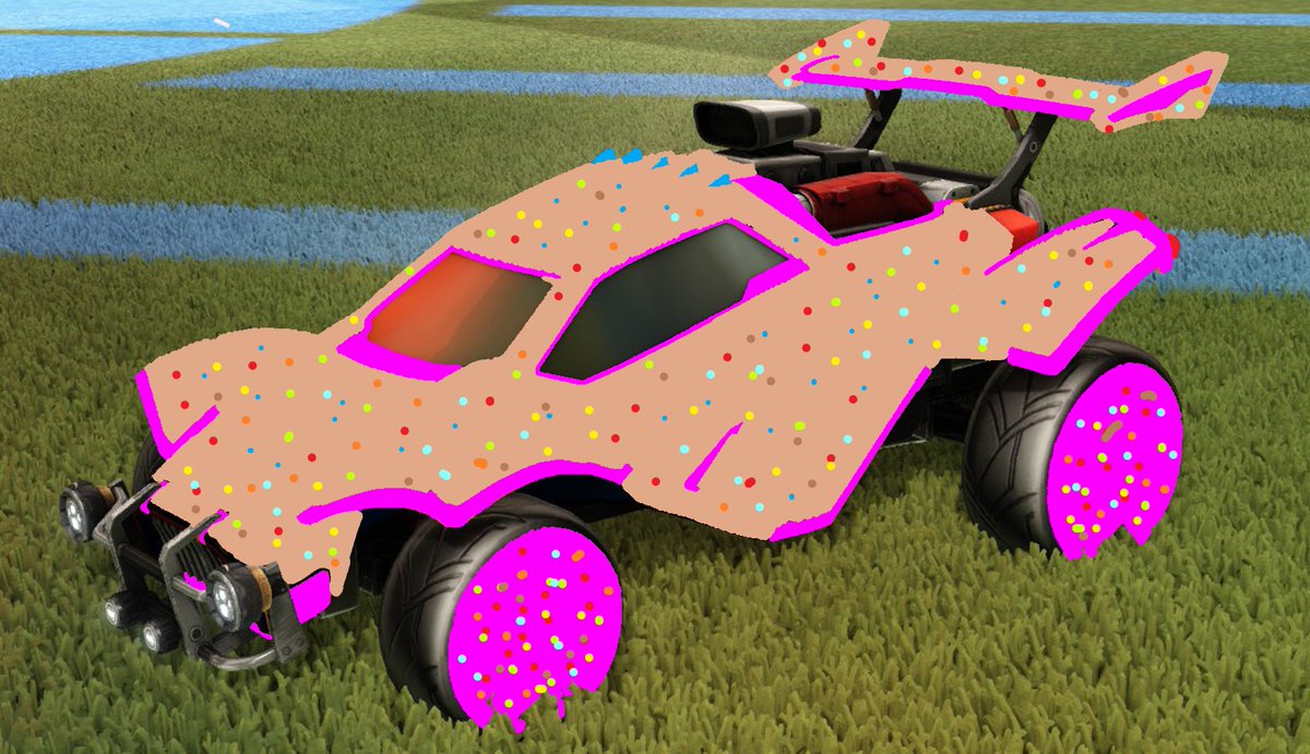 Flu0st3r's tweet photo. @RocketLeague @PsyonixStudios @Verizon  hear me out: "DONUT OCTANE" sounds good right?😏 #5GBuiltforGamers #contest #RLCS https://t.co/FAlLPRnFPB