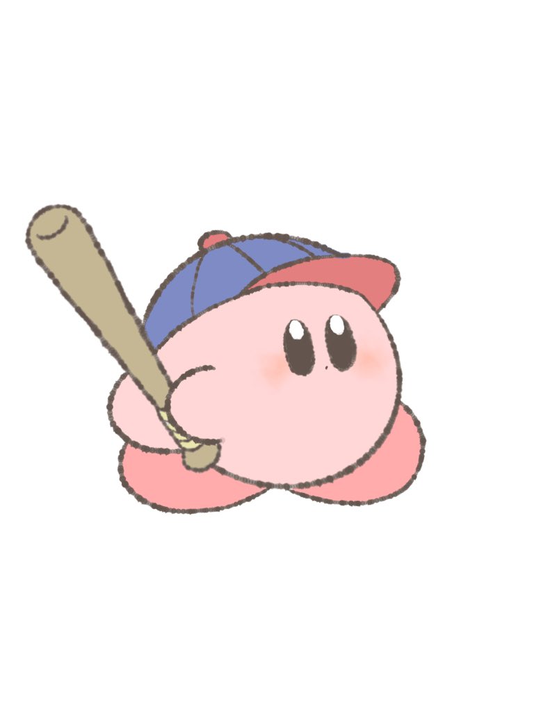 ばぶばぶ 1日1低画質カービィ にめのイラスト