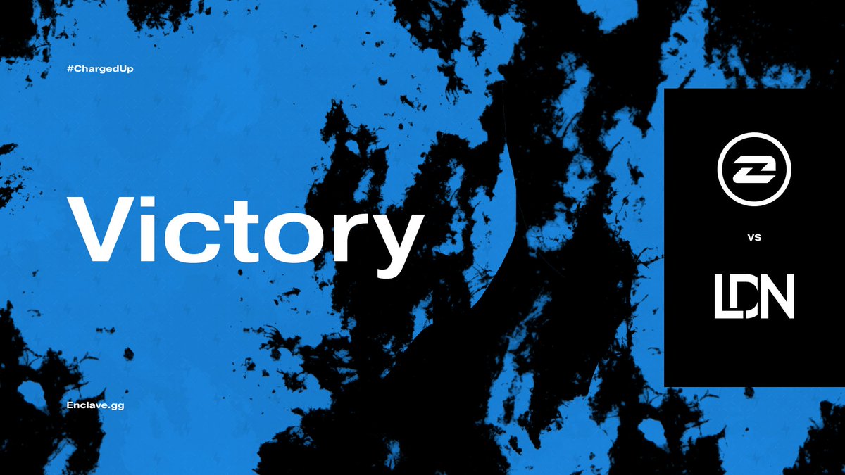 Thanks for the luck @LDN_Esports GG

💪 Huge from the boys!!!!

#ChargedUp ⚡️ #ENCWIN #UKLC