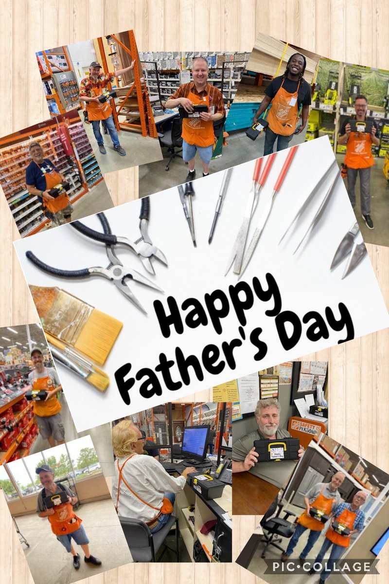 Happy Father's Day to all of our dads at <a href="/NoblesvilleHD/">Home Depot #2017</a> 
Thank you for all that you do every day!
<a href="/BPlantenberg/">Brody Plantenberg</a> <a href="/brenten_ludlow/">Brenten Ludlow</a> <a href="/tbdavis62/">Tony Davis</a> <a href="/RennierAsm1970/">Joe Rennier</a> @Ryan05737690