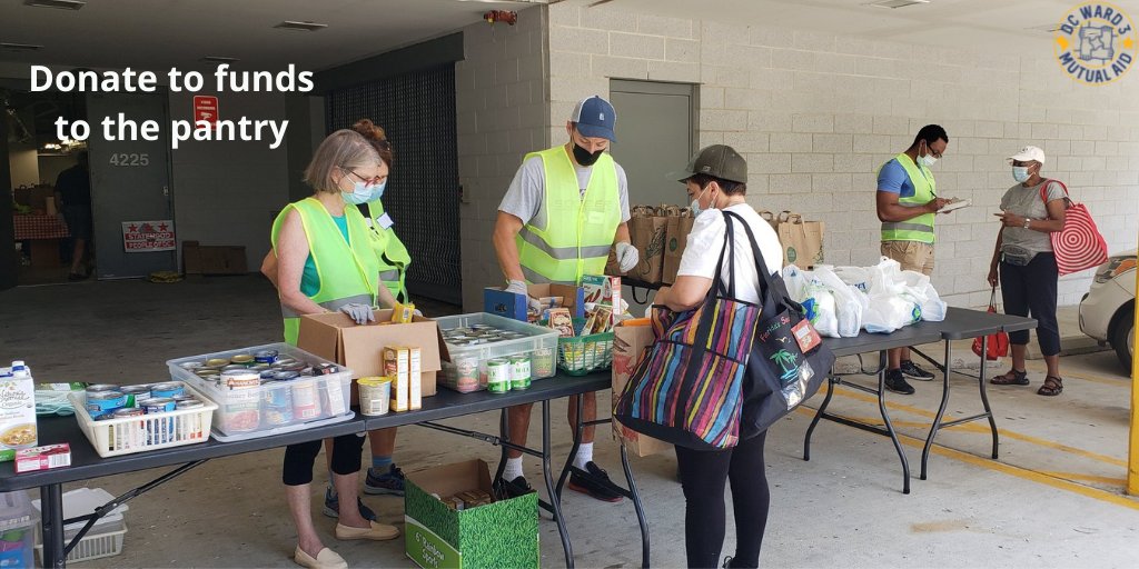 Ward3MutualAid's tweet photo. Donate to sustain our weekly pantry every Sun from 1-4pm. We now provide fresh produce, cleaning supplies, canned/boxed items #SolidarityNotCharity #caringforourneighbors @VanNessMainSt @saulehforanc @Commr_David @foresthillsnews @TheWashRev @SanctuaryDMV @dmv_mutualaid https://t.co/FNMdMxc5cS