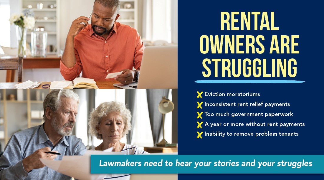 Extending CA’s eviction moratorium hurts seniors. “We currently have two tenants that have not paid rent for about nine months. ...,” writes Bradley of Los Angeles. “My mother… relies on this income for her 24-hour care since she is almost 95 years old.” bit.ly/3gG0qKl