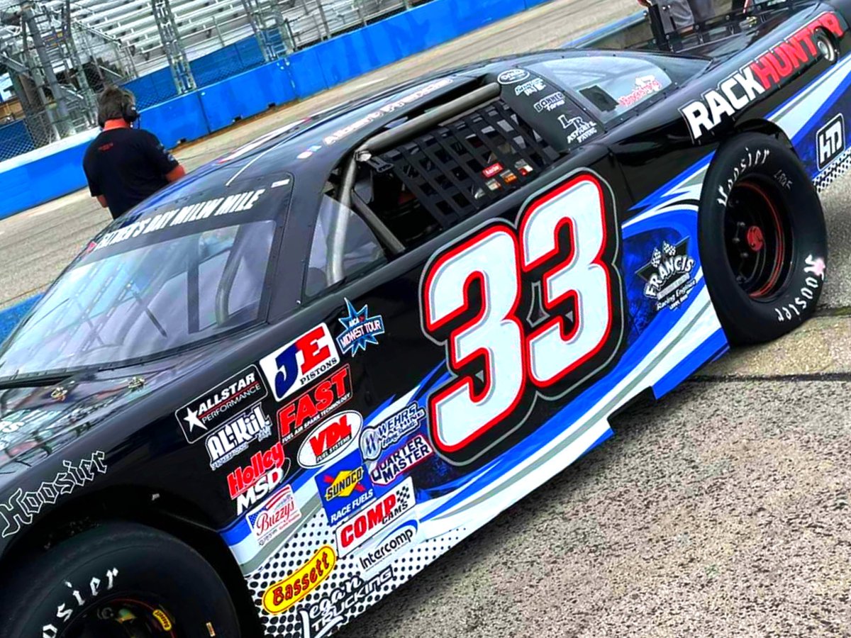 Qualified 6th but, gave up some track position early... Couldn’t hold the rain back... Was moving forward with 19 to go... Ended up P15 in the #FathersDay100 Stout field... Thanks for all the support!