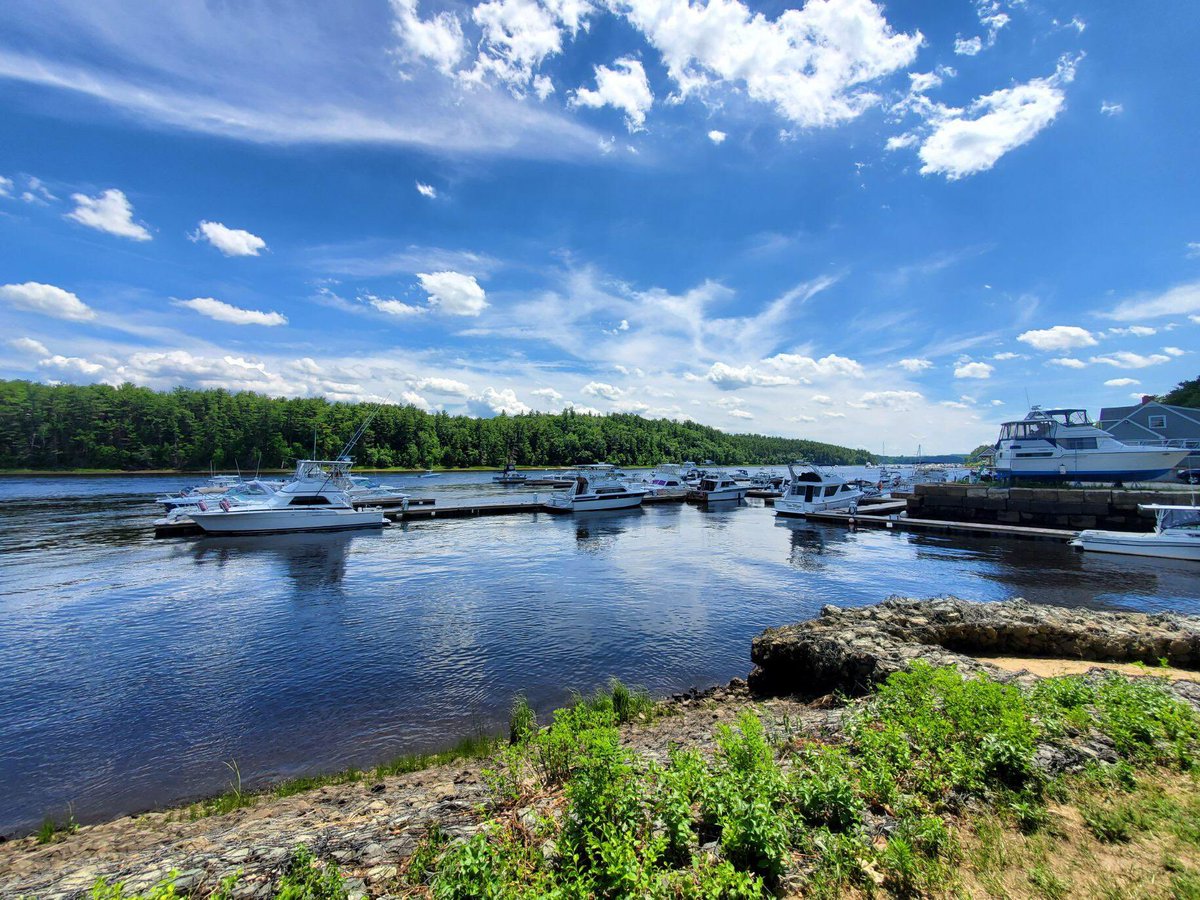 Beautiful day on the Merrimack in Amesbury. #AmesburyMA