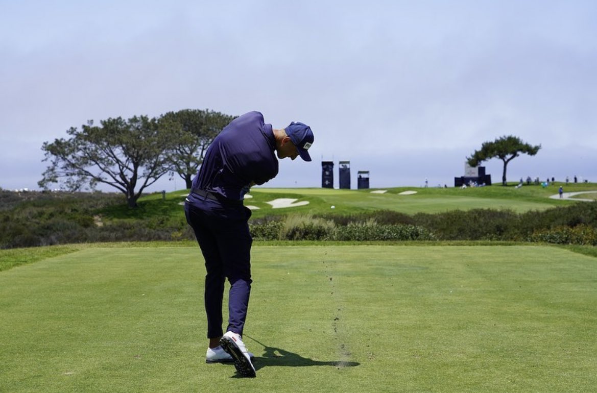AdrianMeronk's tweet photo. Such a great experience to play my first @USOpenGolf, at the amazing Torrey Pines! 

I enjoyed every second of it and learned so much. I’ll be back! Thanks for the support 🙌🏽🇺🇸 https://t.co/FcH3mXrPJT