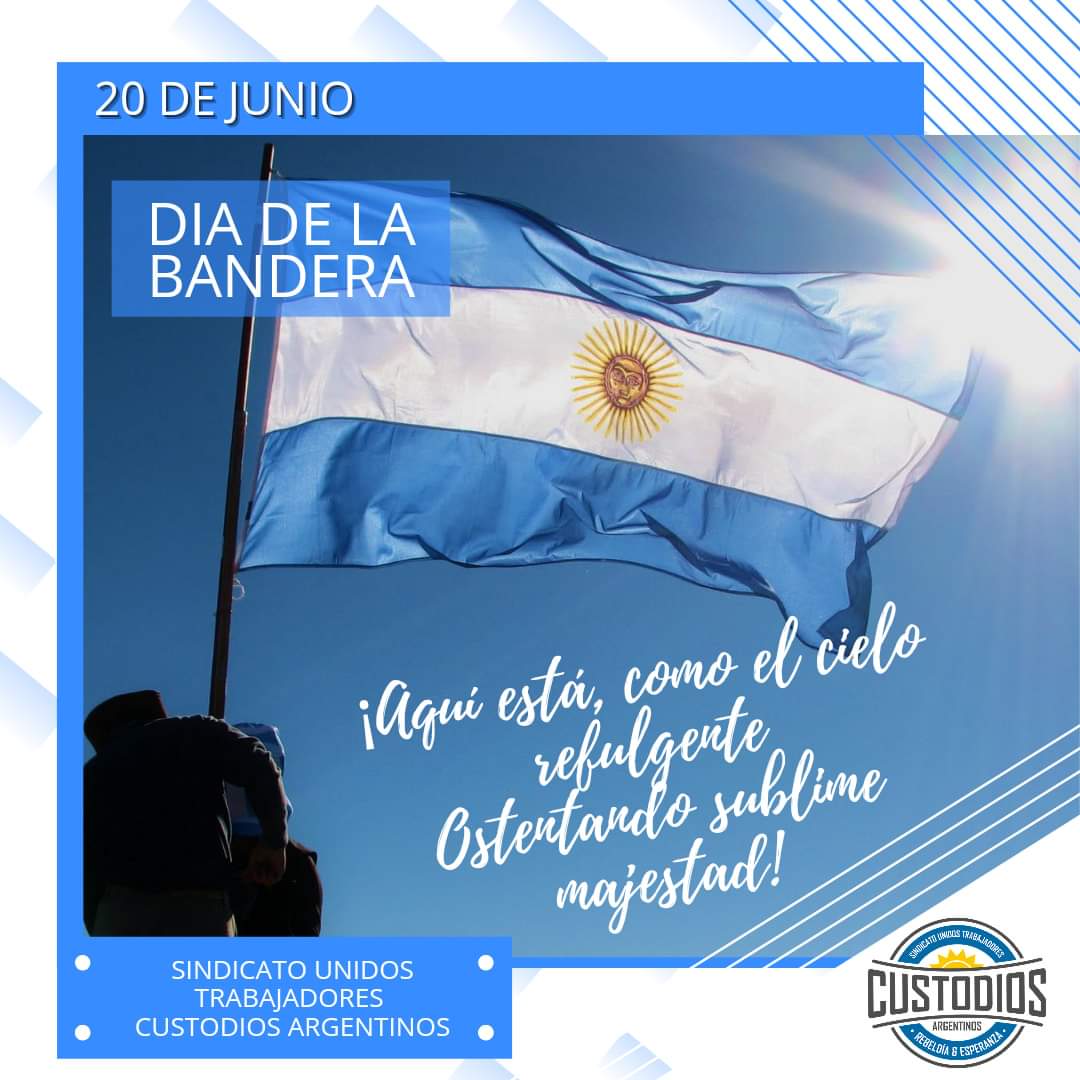 Chris_Lopez_Ok's tweet image. @CustodiosSutca Dia de la Bandera
#VivaLaPatria👏
#SUTCA ✊
#Los #Custodios 🇦🇷