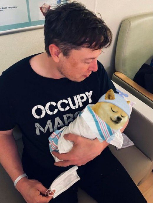 <a href="/elonmusk/">Elon Musk</a> HAPPY FATHERS DAY 🐶🍼

#BabyDoge