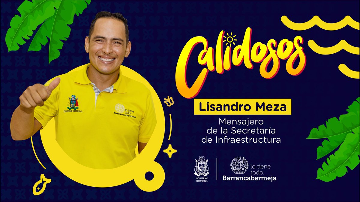 alcaldiabarranc's tweet photo. En la Alcaldía contamos con padres calidosos. Hoy nuestro reconocimiento es para Lisandro, un #SúperPapá que pone su talento al servicio de #Barrancabermeja.
#Calidoso https://t.co/1sKbXhCyI8