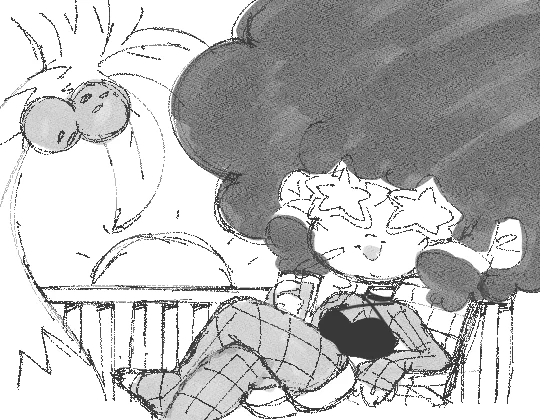 super quick doodle before work 