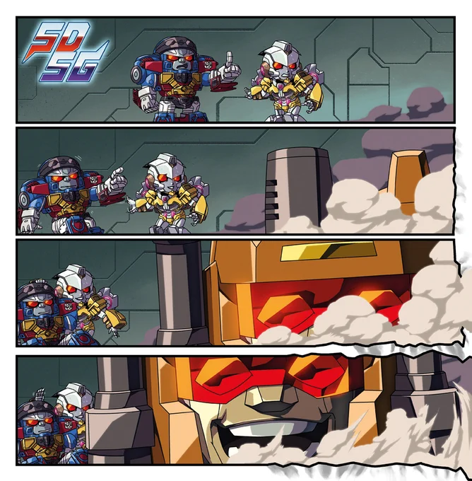 This was such a lazy comic, but it's kinda funnier without words and just that TFwiki description's last sentence lol 