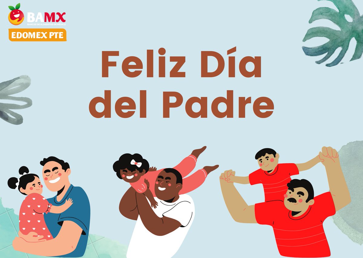 Feliz Día del padre a todas esas personas trabajadoras y llenas de amor que dan todo por sus hijas e hijos.
#felizdiadelpadre #bamxedomex #FathersDay