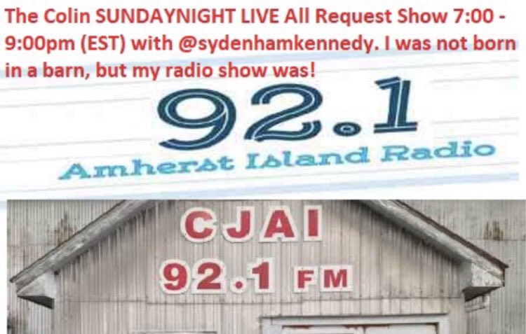 sydenhamkennedy's tweet photo. Tonight on @amherstislandfm New music and interview with #CKLC alum Scott Jackson and The 8th Line. Scott shares his future plans and some memorable (& not so memorable) moments from his #radio career! (KFC mishap!) 😂Listen live at https://t.co/QYnY2Z8rRE or on most Radio Apps https://t.co/MrblbdEXQT