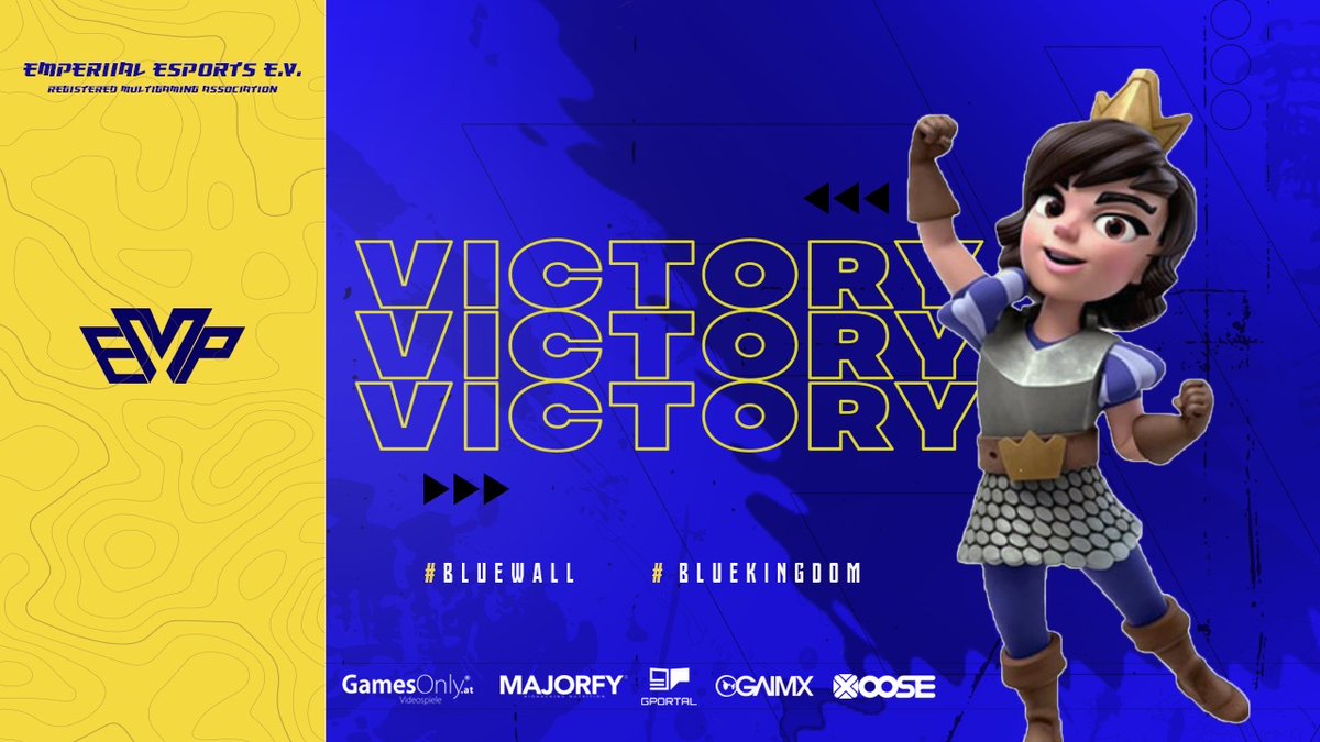 Our <a href="/Emperiial/">Emperiial eSports e.V.🇩🇪</a> #CR Main Team won 3:2 against @rageteam_ir in the Playoffs (Round1) of the 
@NSL_CR tonight

2v2 | 2:1
Duel | 2:0
1v1 | 0:2
Duel | 1:2
KotH | 3:1

#eMp #bluekingdom #bluewall 💛💙