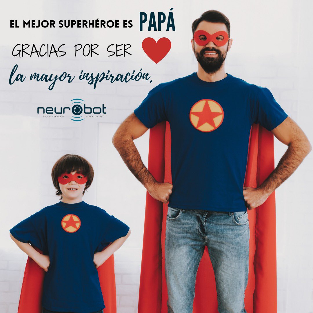 neurobot_cl's tweet photo. Un muy feliz día del #padre les desea #neurobot🥳❤️ en especial a los que hacen doble labor💪🏽.
#fathersday #love #fatherday #happyday #heart #papá #amor https://t.co/CTKUpGHhJY