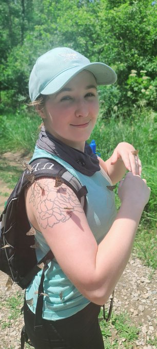 There was a wonderful amount of friendly moths on today's hike! https://t.co/TEK1oZdYre