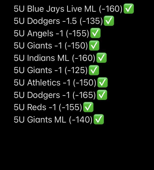 CaribbeanCapper's tweet photo. 10 STRAIGHT MLB MAX WINNERS💰

Giving away $100 total to 4 different people to show my appreciation to all of you for the support over the last couple weeks!

To enter you must Like/RT and follow me! Every account you tag will be an extra entry!

LETS KEEP CASHING TOGETHER🏄🏽‍♂️ https://t.co/rzapAYVszn