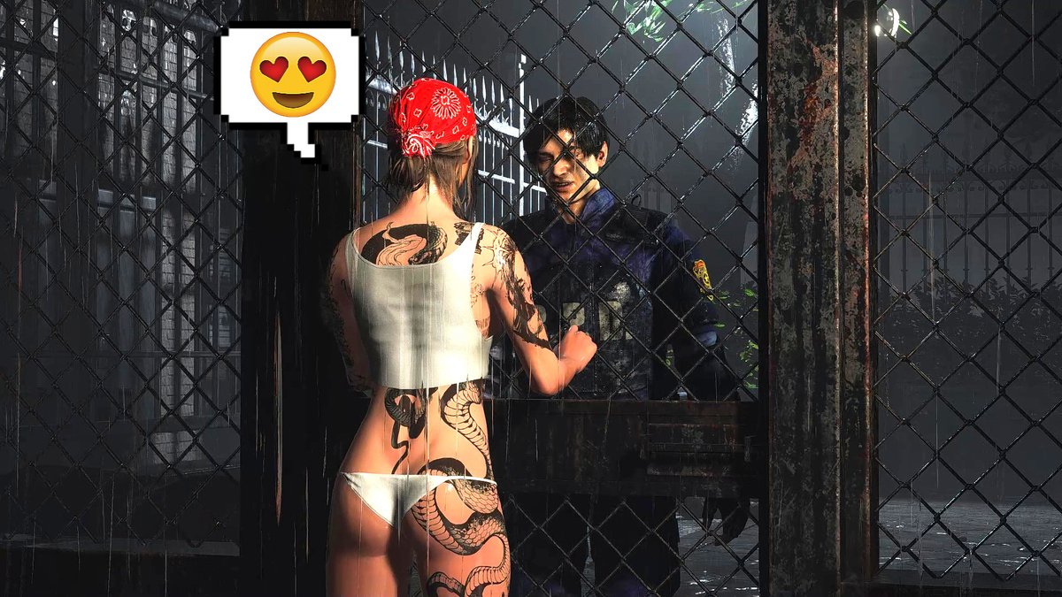risqueeplays's tweet photo. Watch @ https://t.co/ubxKc5r0SM
Claire Redfield loses her cool when she meets Leon Kennedy for the second time! It doesn't help that she is still in her skimpy prison break outfit!
#RE2 #ClaireRedfield #RE2Mods #JigglePhysics #Prisonbreak #risqueeplays https://t.co/NlOjdidA5U