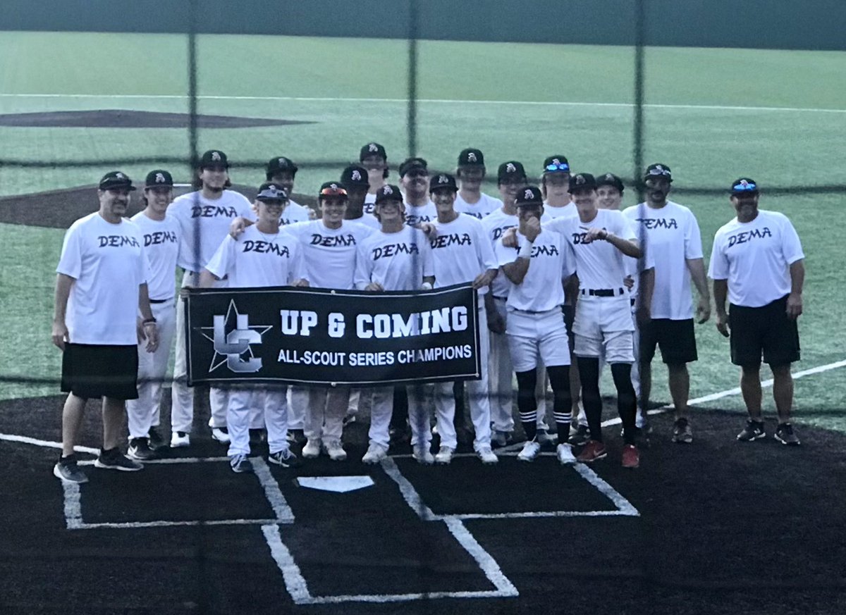 Fantastic weekend by the #DEMA BOYS! Excellent competition in the <a href="/UandCBaseball/">Up & Coming Baseball</a> All Scout Invitational. Big pitching performances by <a href="/zubin_mathew08/">Zubin Mathew</a> <a href="/Hale9Clay/">Clay.Hale9</a> <a href="/josh94948235/">Josh Turner</a> today! And the BIG FLY by <a href="/TCiocarelli/">Teagon Ciocarelli</a> in the semi final! Big knock Teag!!!!