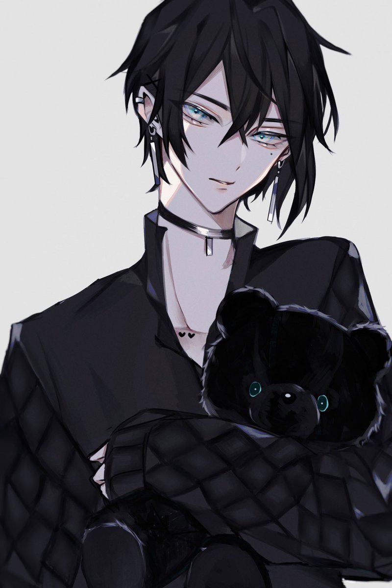 「🖤🧸🖤 」|朔(saku)のイラスト