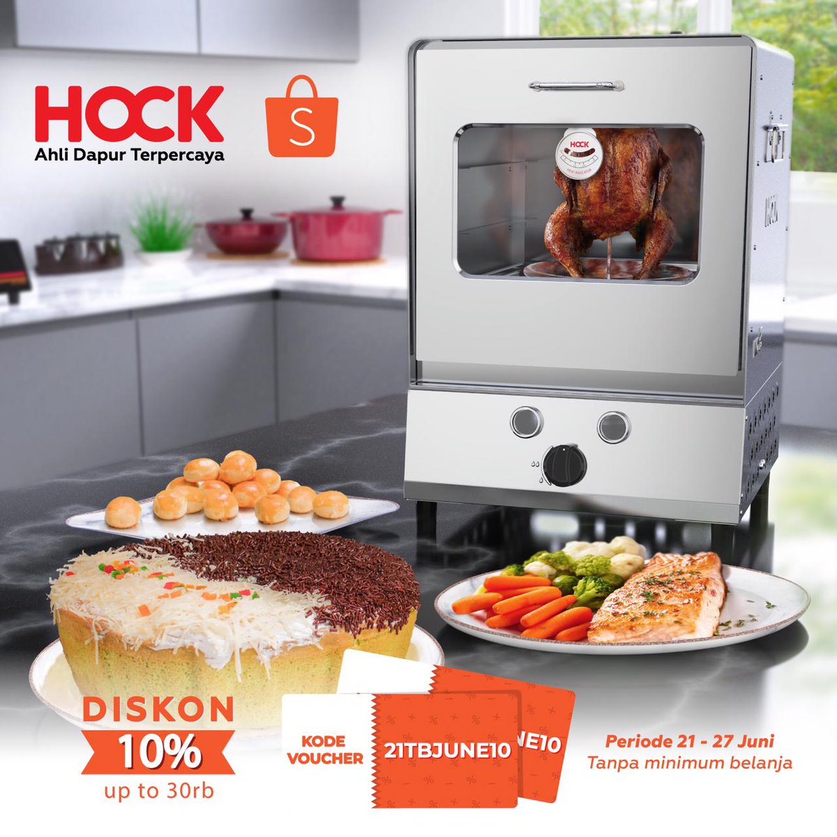Promo Cashback hingga Rp. 30.000 khusus produk Hock Official Shop di Shopee !

Kode Voucher: 21TBJUNE10
Valid: 21 - 27 Juni 2021

*syarat &amp; ketentuan berlaku