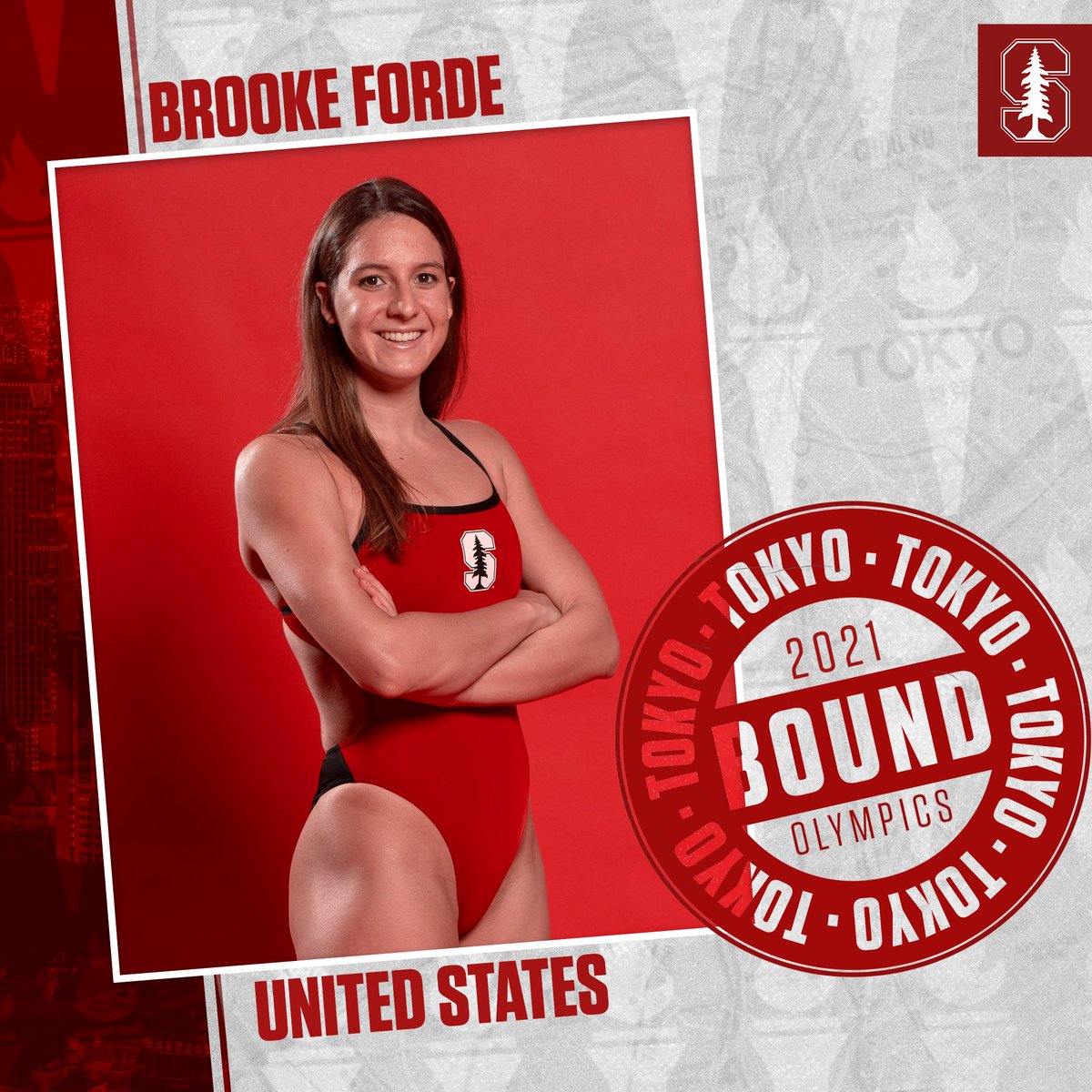 .<a href="/forde_b/">Brooke Forde</a> is an Olympian!!

Congratulations Brooke, and good luck in Tokyo!

#GoStanford x #Tokyo2020
