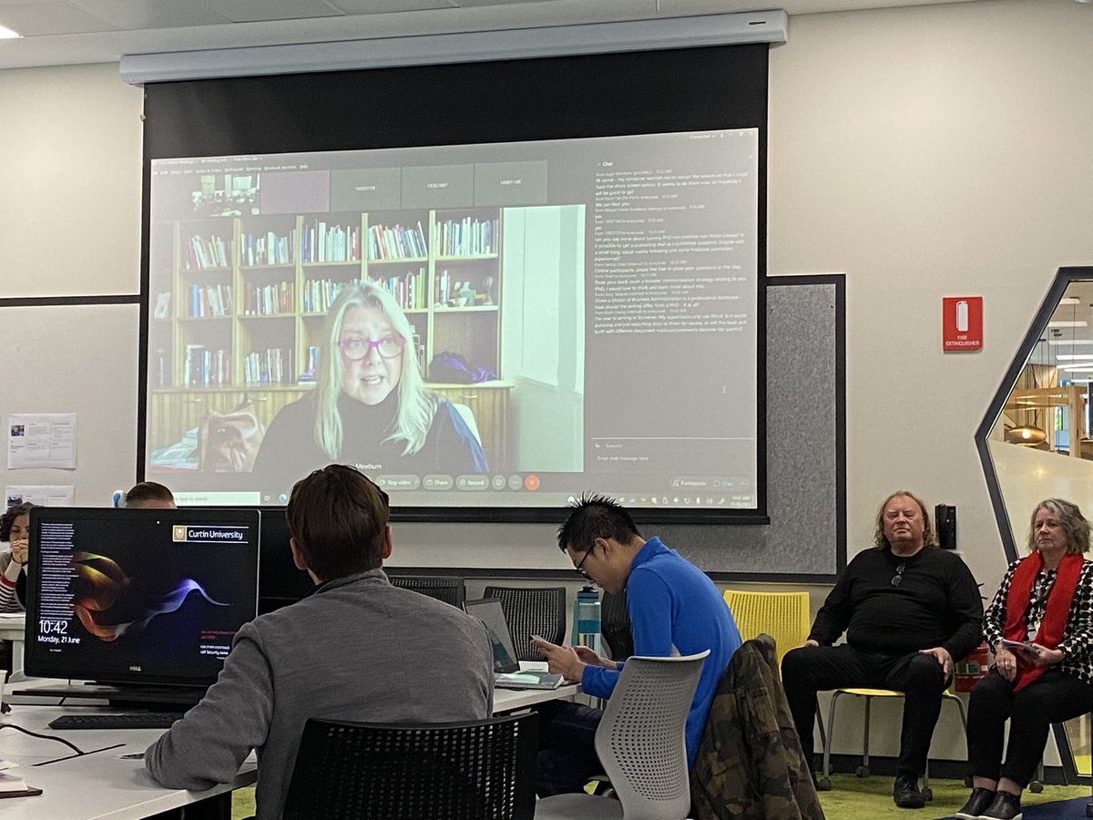 Lucinda Iles (@lucindailes) on Twitter photo #CurtinThesisFest off to a great start with some great writing tips from <a href="/thesiswhisperer/">Prof Inger Mewburn</a> #CurtinThesisFest off to a great start with some great writing tips from <a href="/thesiswhisperer/">Prof Inger Mewburn</a>