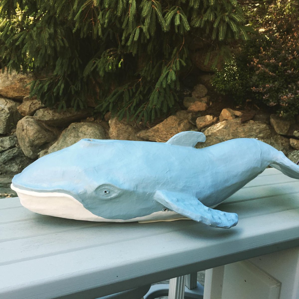 DyingToBloom's tweet photo. Whale urn for ocean scattering #biodegradable #cremation #seaburial #whale #handmade https://t.co/vuSx1KwhEL https://t.co/JqEXUNKOv8