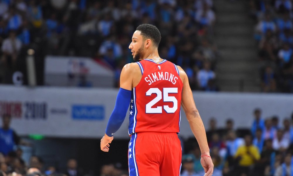 Hoops on X: If you ever feel useless, remember that Ben Simmons wears a  shooting sleeve  / X