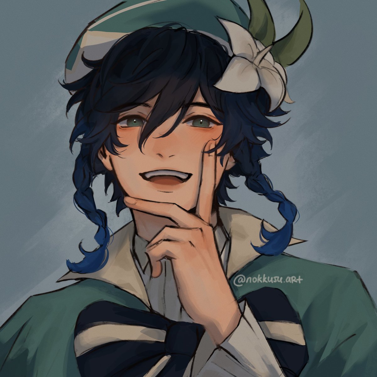 nokkusuart's tweet photo. Venti

#genshinimpact #FANART https://t.co/BZU2iKHnvg