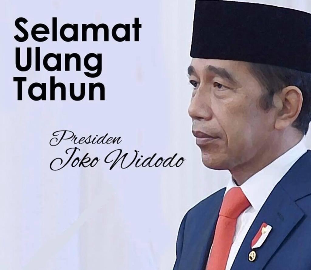 Hendi (Hendrar P) (@hendrarprihadi) on Twitter photo Selamat Ulang Tahun Bapak Presiden Republik Indonesia, Bapak <a href="/jokowi/">Joko Widodo</a> ๐
semoga bapak selalu diberi kesehatan, kesabaran, dan kebijaksanaan, dalam memimpin bangsa ini #IndonesiaMaju Selamat Ulang Tahun Bapak Presiden Republik Indonesia, Bapak <a href="/jokowi/">Joko Widodo</a> ๐
semoga bapak selalu diberi kesehatan, kesabaran, dan kebijaksanaan, dalam memimpin bangsa ini #IndonesiaMaju